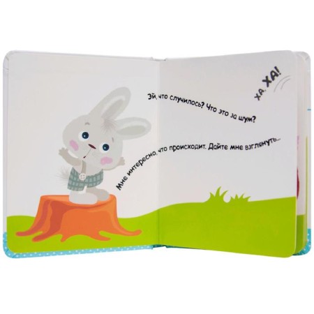 Smart Bunny. Books on cardboard. Smart Bunny is looking for a friend-1