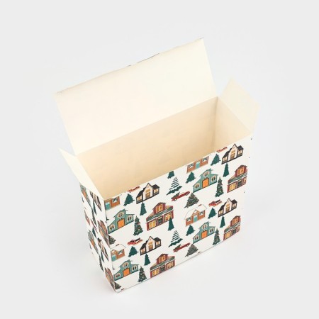 Box the team "Luxurious white" 18.4 x 30.4 x 7.3 cm, New Year-7