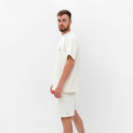 Men's T -shirt Mist Men’s Casual Size 50, Milk-3