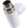 Ballic Kalde Ball, polypropylene, d = 25 mm x 3/4 ", collapsible, straight, with a plug nut