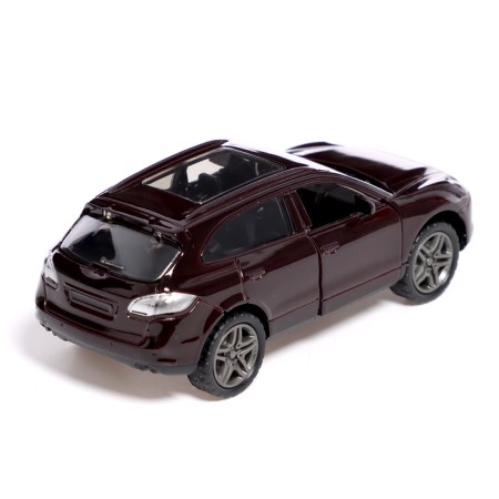 Metal car "Kaen", inertia, 1:32, doors, light and sound effects, brown color open-2