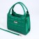 Bag Female Tout with zipper, green color