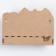 Key of plywood "Happy is the one who is happy at home"