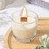 A candle made of soy wax in a glass with a wooden wick "Black Currant", 65 grams