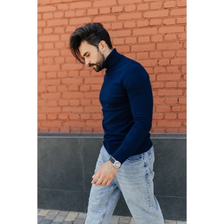 Jumper male ise, size 56, dark blue color-13