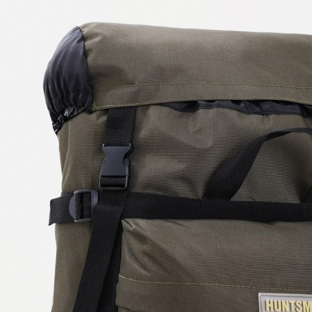 Tourist backpack, 40 l, department on screed with a lace, 3 outer pockets, huntsman, khaki color-4