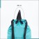 Bag for screed shoes, outer pocket, textura, turquoise color