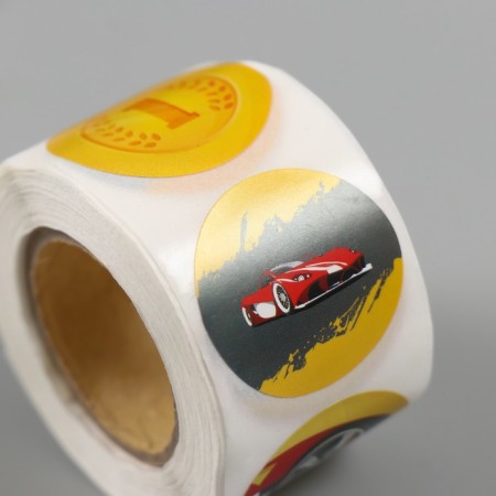Stick Paper "Football" d = 2.5 cm 252 pcs in roll-3