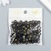 A set of beads for creativity plastic "Golden Heart on a Circle" 20 grams 0.7x0.7x0.4 cm