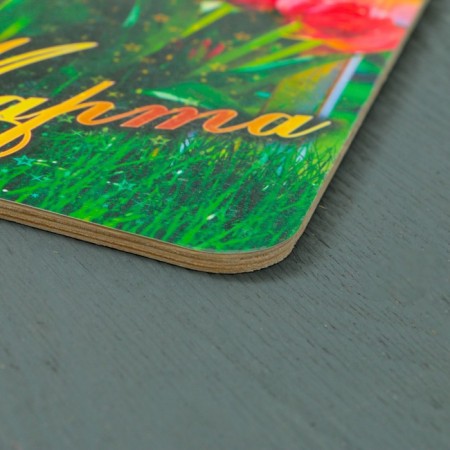 Large cutting board “March 8”, 19.5 × 27.5 cm-2