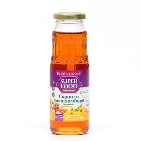 Healthy Lifestyle syrup from Jerusalem artichoke is natural, in glass, 330 g.