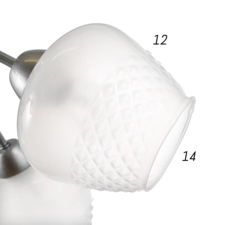 Chandelier 1085/5sl 40W E27 silver 60x60x24 cm Bayerlux-5