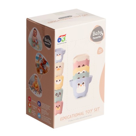 A set of cups for the bathtub "animals", 5 items-9