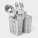 Diningral dryer, 2 compartments, 10.1 × 13.8 × 16 cm, color gray color