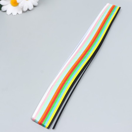 Quilling paper (twisting) 10 colors, 80g, 250l, 5mm x 300mm-1