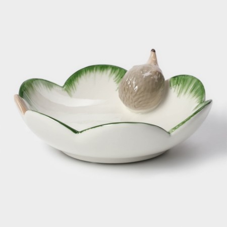 Ceramic serving dish "Hedgehog", 13.3 × 13 × 5.5 cm-1