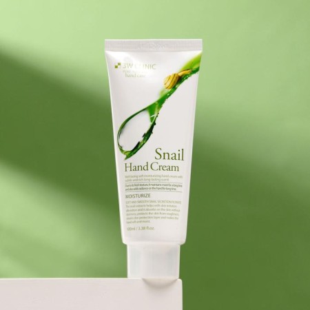 Moisturizing hand cream with mucin Snail 3W Clinic Moisturizing Snail Hand Cream, 100 ml-1