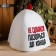 A cap for a bathhouse with an applique "Do not give up, disgrace to the end"