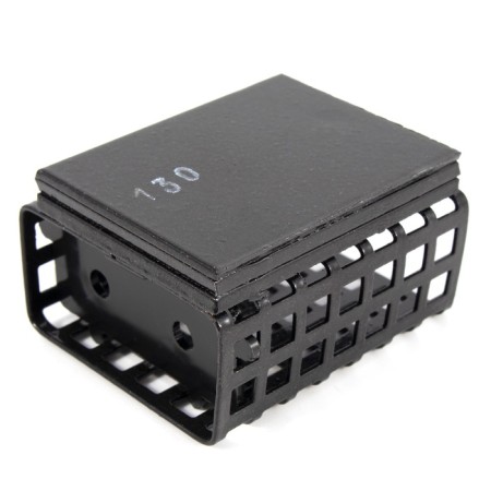 Feeding feeder "Yaman" rectangular 130 g, metal, removable plastic bottom, units. 10 pcs.-4