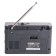 Radio receiver portable signal ether-18 Brown USB SD/Microsd
