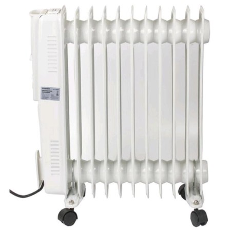Sonnen DFS-11 heater, oil, 2500 watts, 11 sections, 25 m², white-1