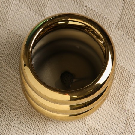 Pot "Hannana" 11x10cm, golden-2