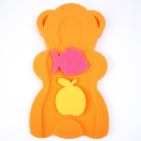Maxi swimming lining "Bear", yellow/orange color, 55x30x6cm-2