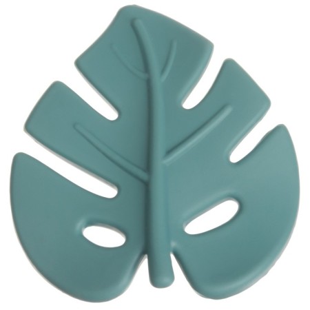 Silicone teether "Tropics", green color, mum & baby-3