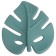 Silicone teether "Tropics", green color, mum & baby