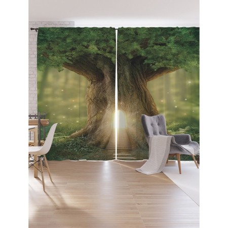 Photostes "House in a tree", Oxford, size 170x265 cm, 2 pcs