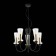 Suspended EVOLUCE lamp. Sle112403-05. Rammo. 5x40 watts, E14, 54x54x44 cm, black color