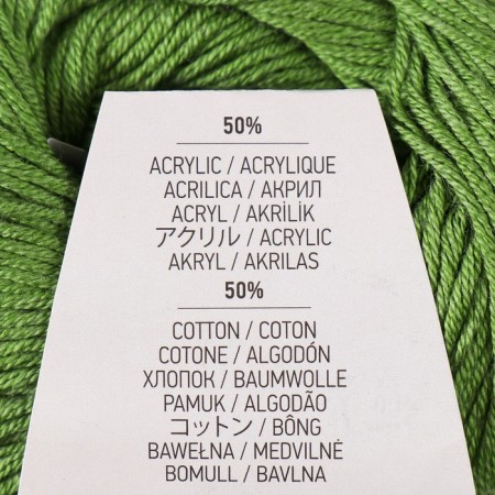 Yarn "Baby Cotton" 50% acrylic 50% cotton 165m/50g (441 asparagus)-3