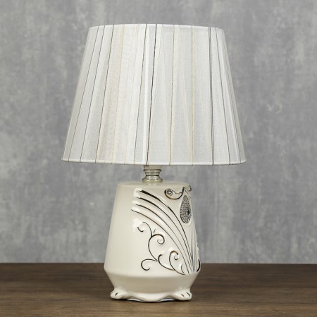 HELP LAMP "Golden Patterns" 1x40W E14 gold-white 20x20x30.5 cm Risalux-2
