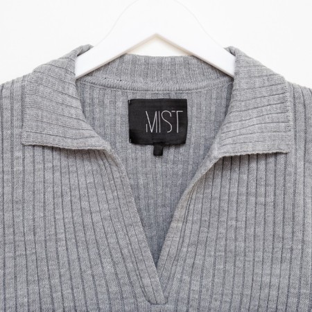 Jumper with V Gorlovina Mist, p. 48-50, gray-6