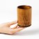 A glass of natural cedar MAGISTRO, 450 ml, 10 × 8 cm, brown color