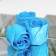 Soap roses, blue, set of 10 pcs.
