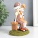 Souvenir Polystone "Boy and girl on the bench" MIX 7x10.3x14.5 cm