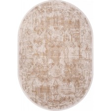 Ковёр овальный Karmen Hali Lissabon, размер 195x290 см, цвет brown/brown