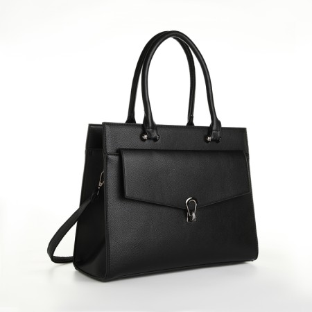 Bag Women's Tout, on a zipper, black color-2