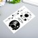 Tattoo on the body color phosphorus "astronaut and stars" 12x7.5 cm