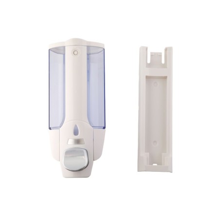 Axentia dispenser for liquid soap and shampoo wall white, volume 380 ml, height 19 cm-4