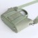 Bag Female Tout with zipper, green color