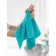 Tm -tier guten morgen Turquoise, 400 grams, size 40x70 cm, green color