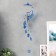 Wind music plastic "Flower" 4 tubes + 11 figures