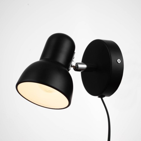 Sconces with the Sevantos wire E27 40W Black 9x9x14 cm-5