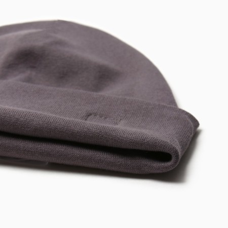Set for a boy (snood and hat), dark gray color, size 54-58-2