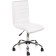 Computer chair MIDL eco -leather/metal, white/chrome 40x44x90 cm