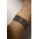 Bracelet "ice", 8 rows, white color in silver, 17 size