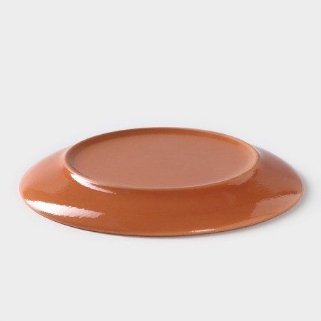 Plate Colorlife, D = 24 cm, h = 2.5 cm, green color-2