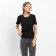 T -shirt female, black color, size 48